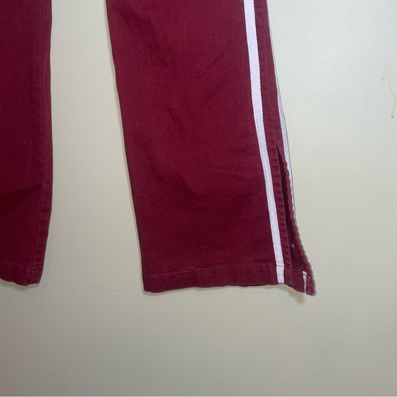 Forever 21 High Rise Flare Cut Pants | Red - Picture 4 of 7